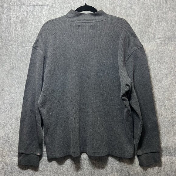 Vintage 90s Thermal Sweater Mens Large Glacier Gear Outdoors Pullover Boxy Loose - Picture 7 of 11